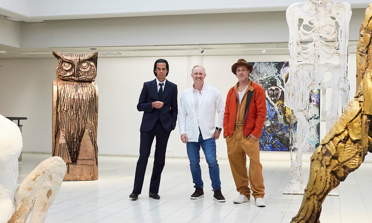 Brad Pitt makes his debut as a sculptor in Finland exhibition
