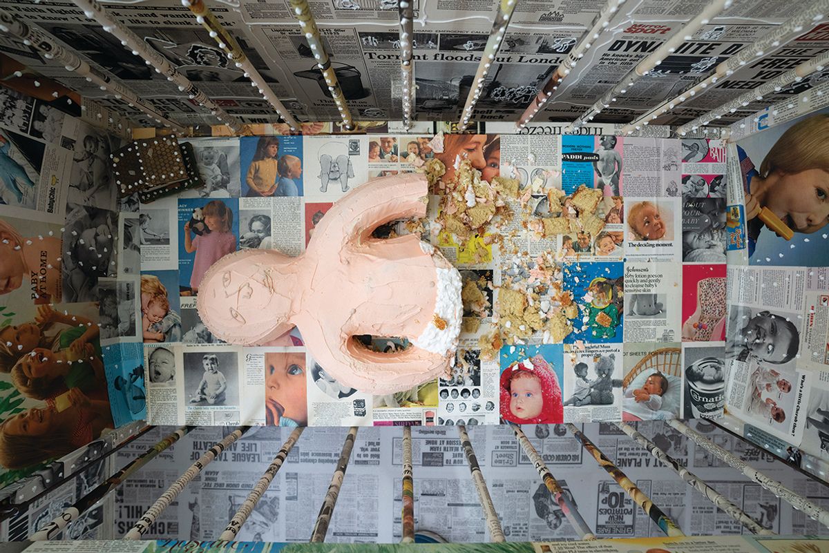 Inside Bobby Baker's An Edible Family in a Mobile Home (2023) at Tate Britain