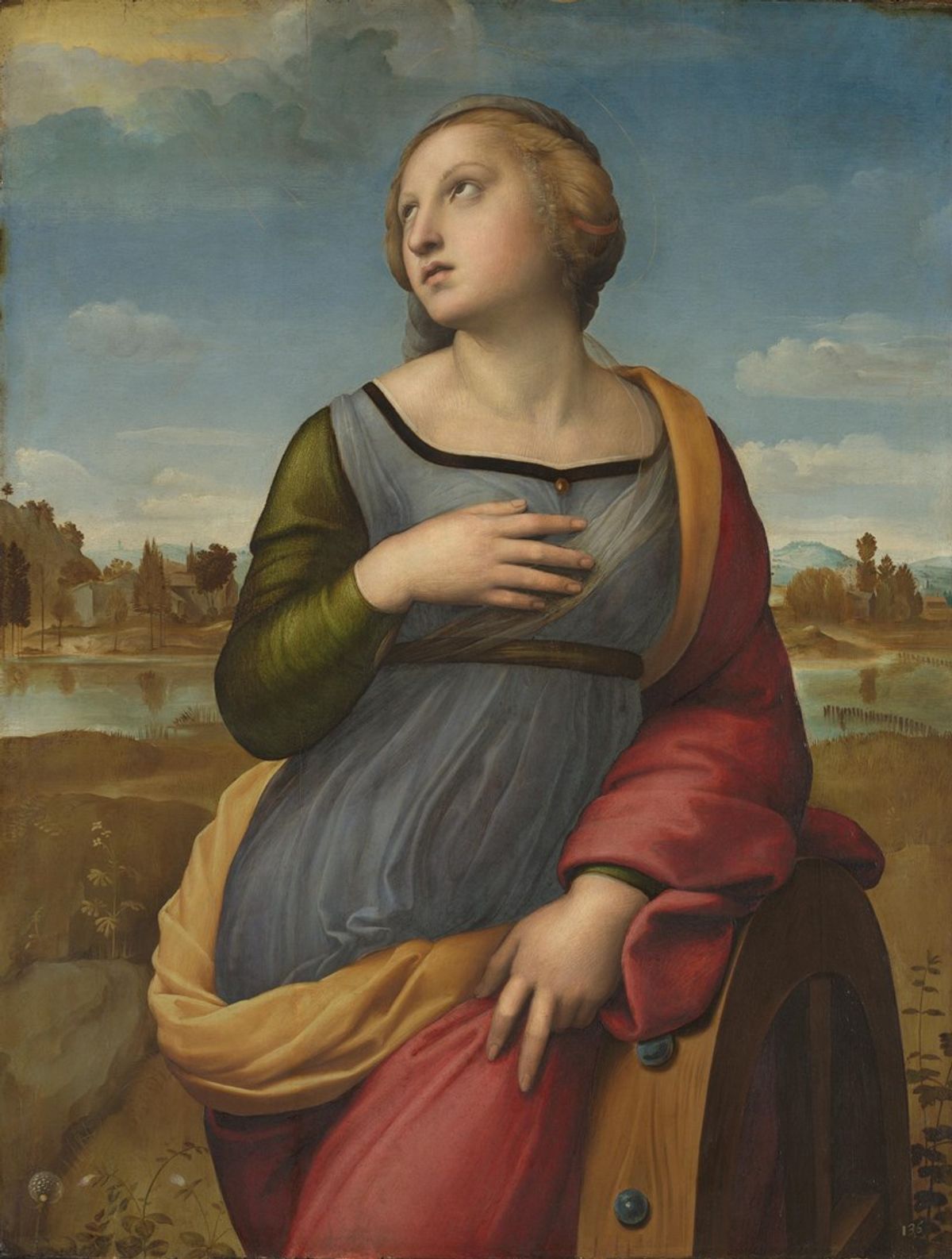 Raphael, 'Saint Catherine of Alexandria', (around 1507)