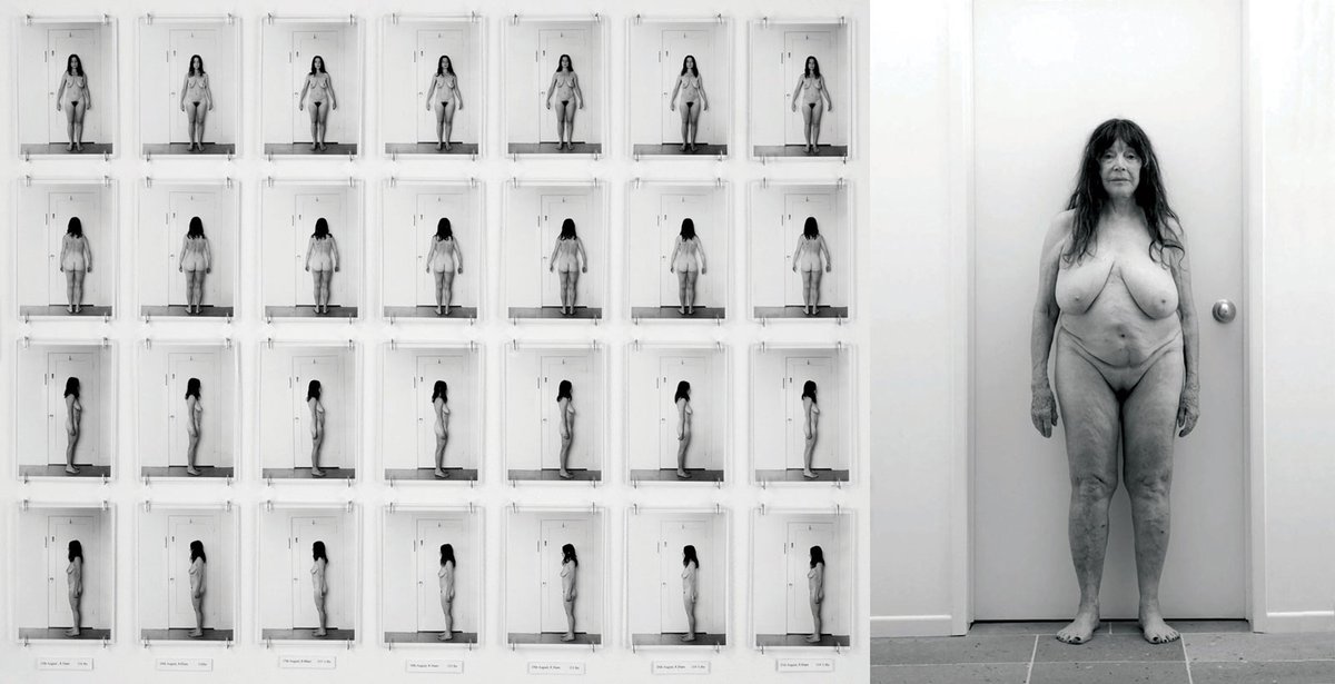 Both versions of Antin’s Carving, made in 1972 (left) and 2017 (right), look at loss in different ways 1972: Courtesy of the artist and Ronald Feldman Gallery, New York. 2017: © Eleanor Antin; courtesy of the artist and Ronald Feldman Gallery, New York