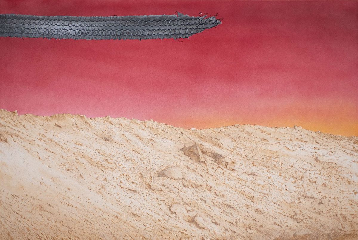Ed Ruscha, Hardscrabble (2020) © Ed Ruscha. Photo: Paul Ruscha. Courtesy Gagosian.