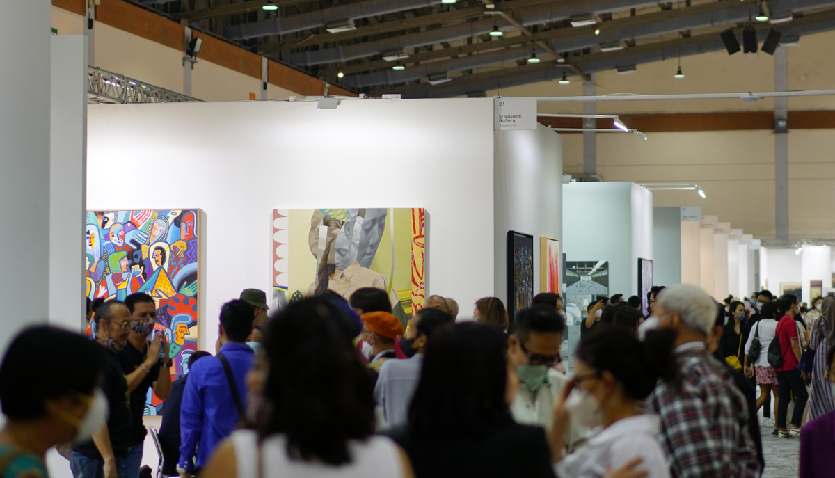 Visitors at Art Jakarta 2023