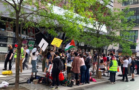  First-of-its-kind pro-Palestine faculty encampment continues at New York’s New School university 