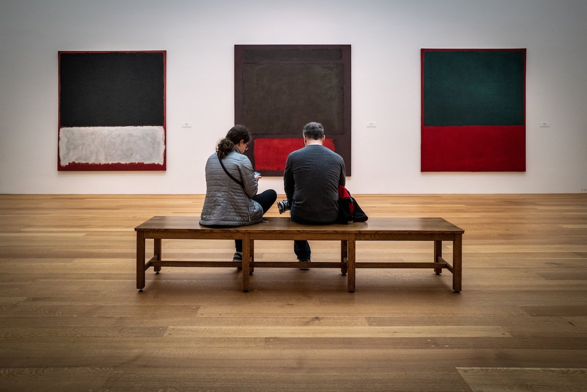 Visitors at the National Gallery of Art in Washington, DC Photo by Phil Roeder, via Flickr