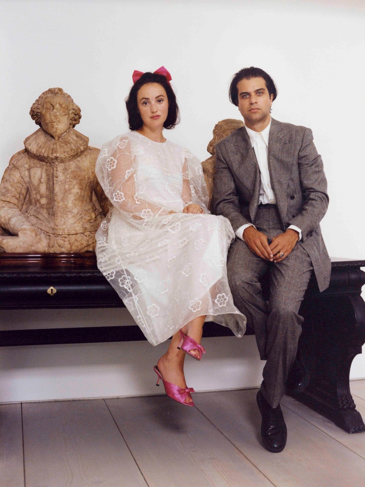 Phoebe Saatchi Yates and husband Arthur Yates will open their first gallery in October Photo: Rory DCS