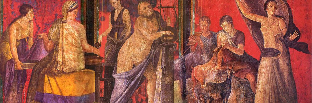 Villa of the Mysteries fresco