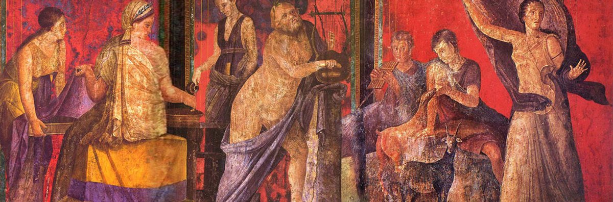 Villa of the Mysteries fresco