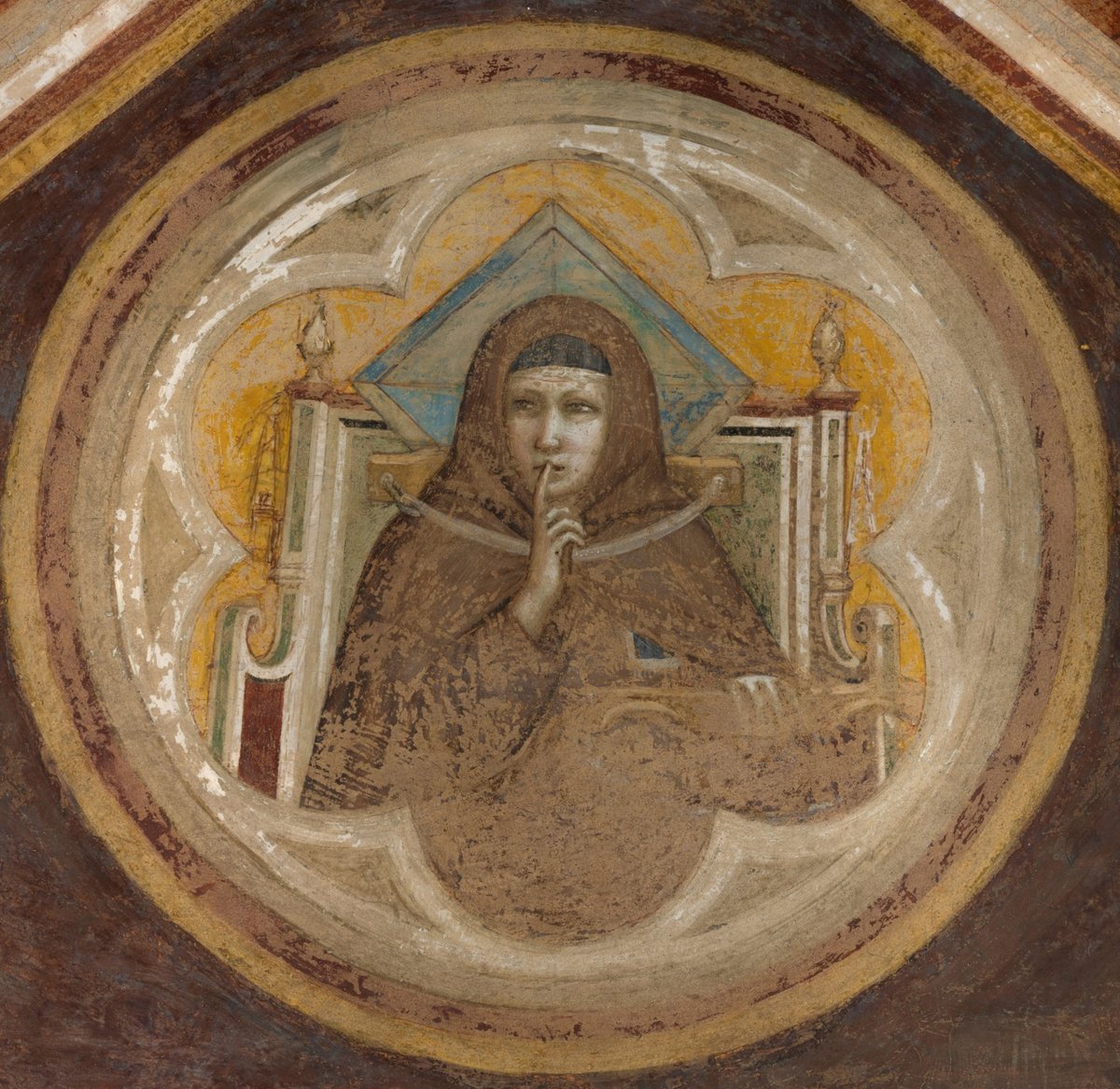 Giotto's Obedience, after the restoration of the Bardi Chapel in the Basilica of Santa Croce in Florence
Courtesy Opera di Santa Croce
