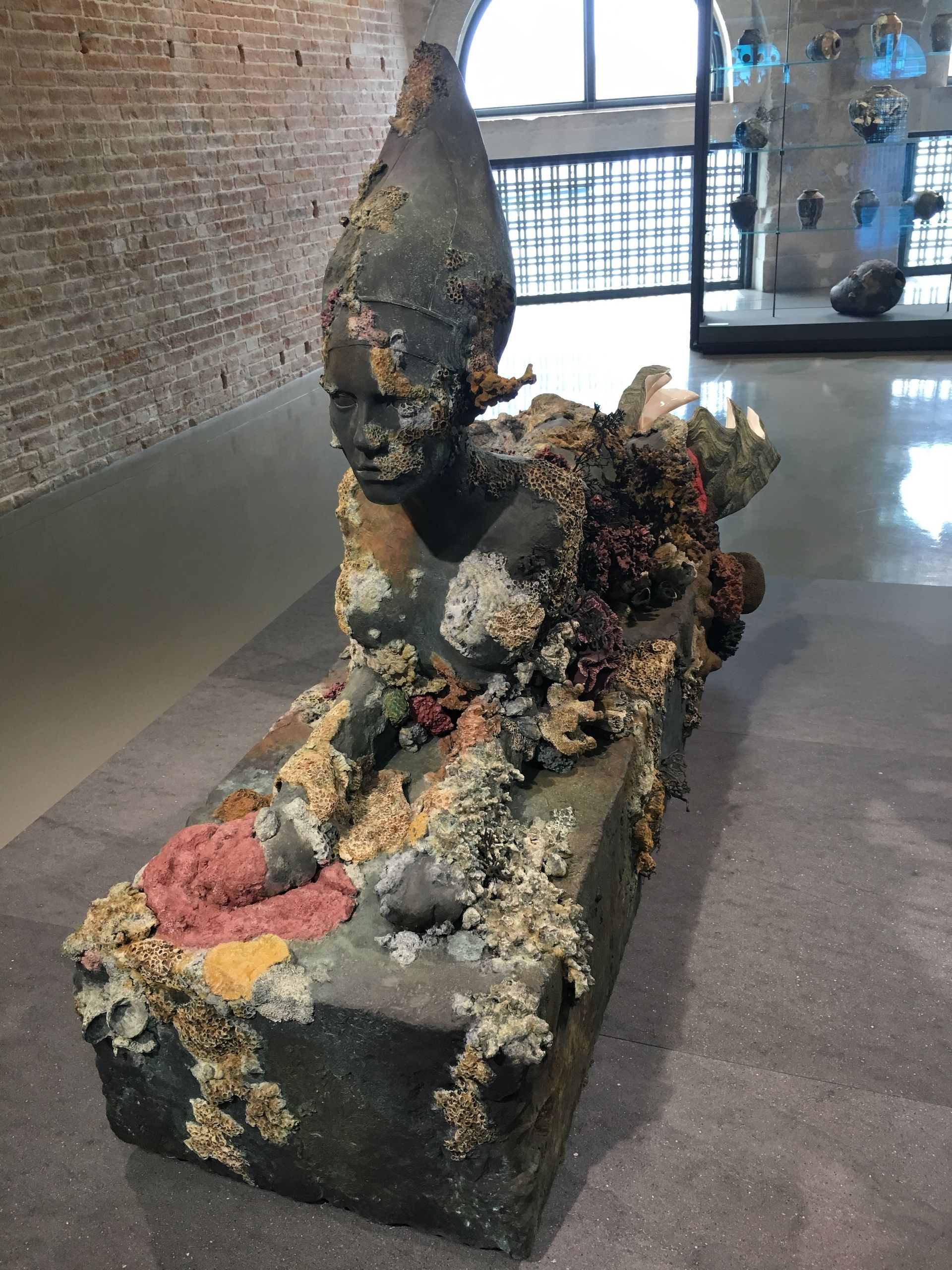 Damien Hirst, Sphinx (2017), on view in Venice Photo by Joanna Penn, via Flickr