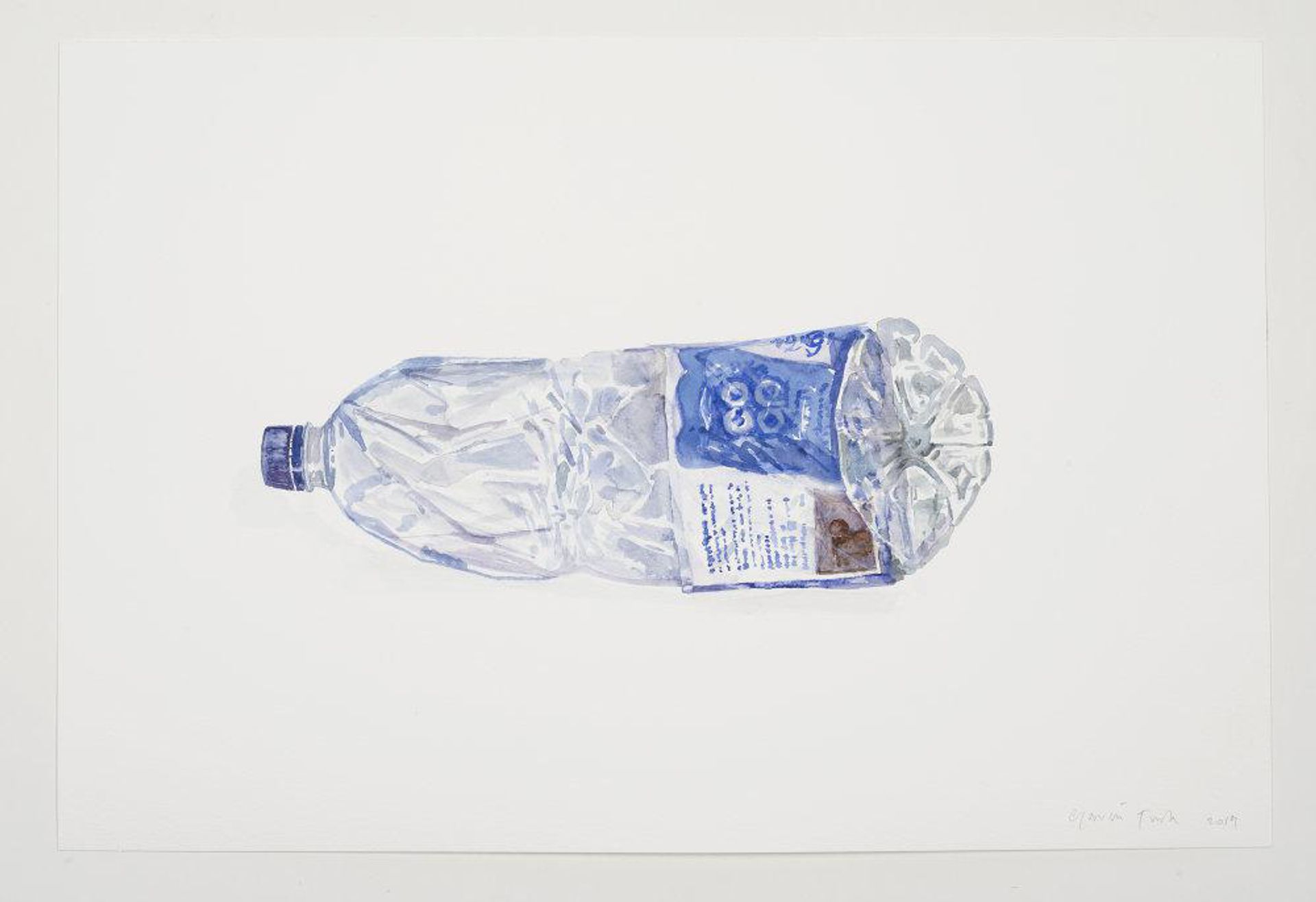 Gavin Turk's Water Bottle Bottle (2019) Courtesy of Gavin Turk/Reflexamsterdam.com