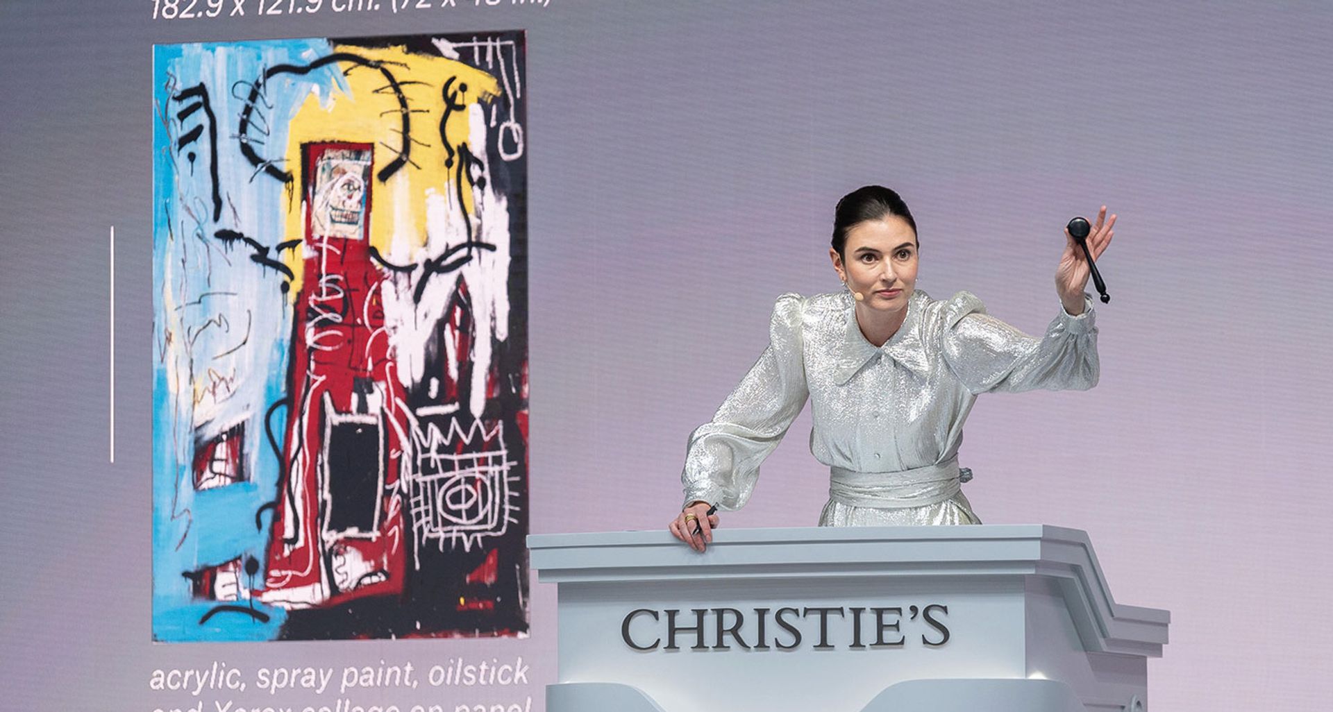 Georgina Hilton, Christie’s head of special events and strategic partnerships in Hong Kong; the auction house’s gender pay gap stands at 25.6%—higher than previously—although women now make up 51% of the top quartile Courtesy of Christie’s