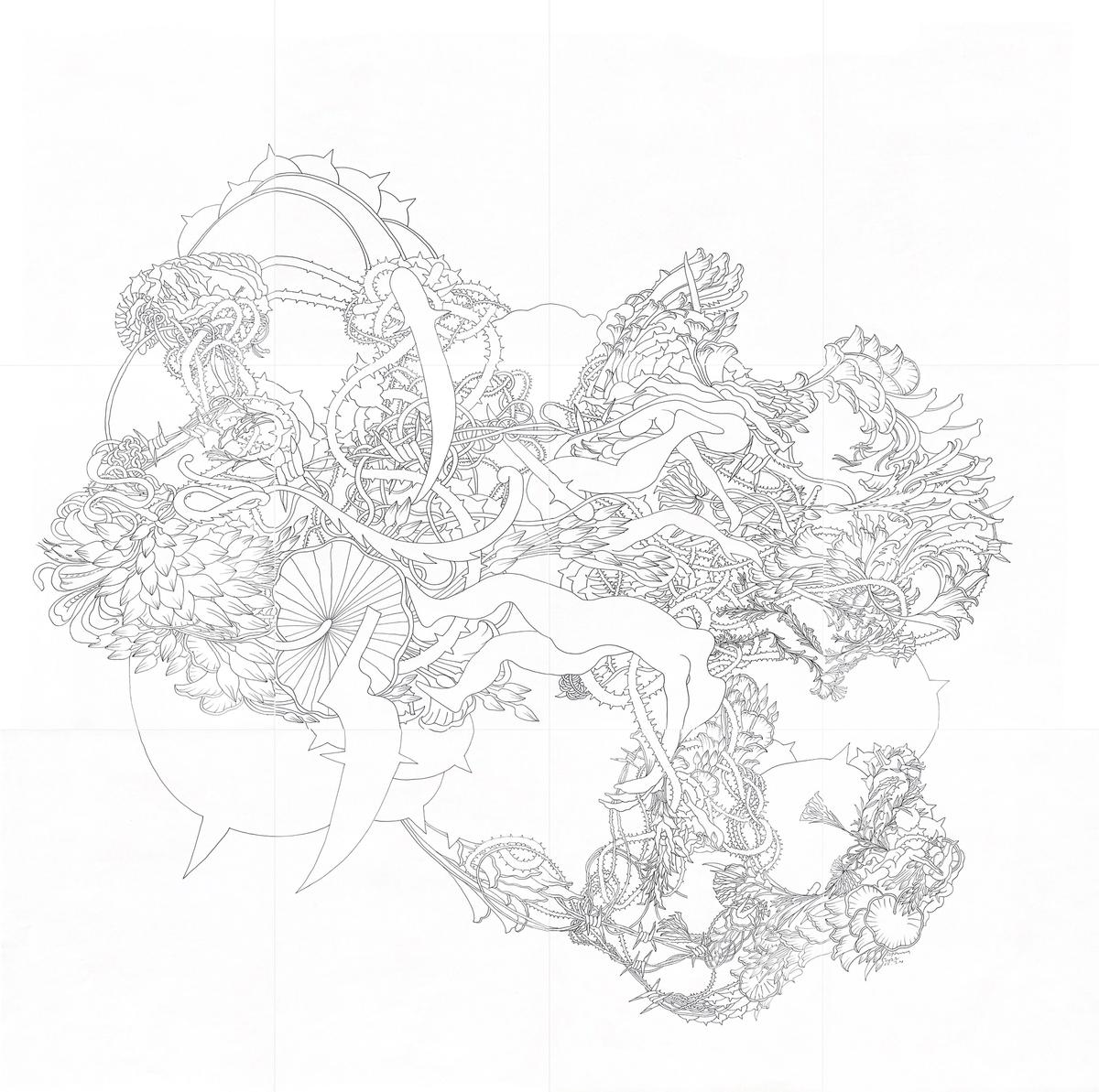 Chandraguptha Thenuwara's Covert 15 (2022) Courtesy of Saskia Fernando Gallery