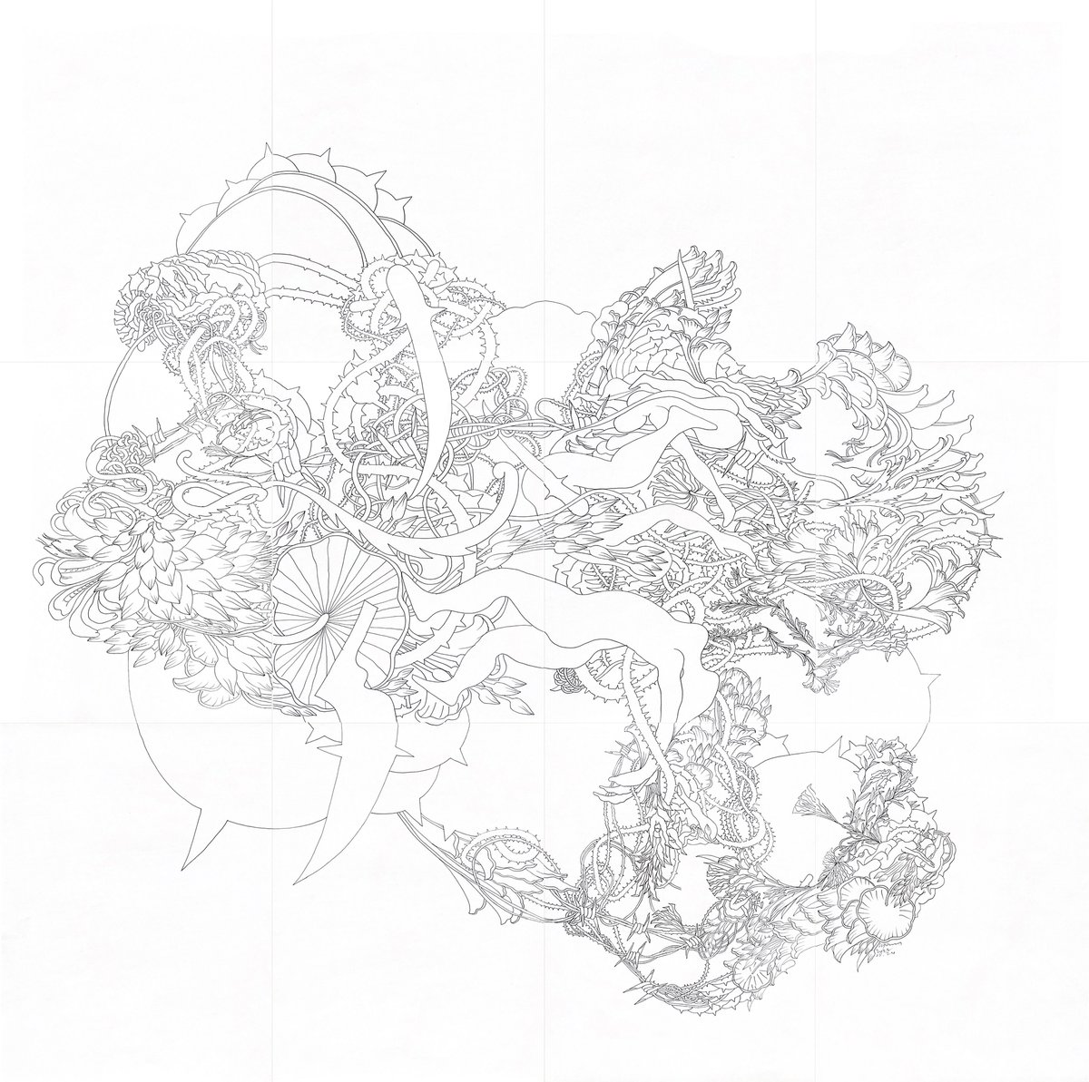 Chandraguptha Thenuwara's Covert 15 (2022) Courtesy of Saskia Fernando Gallery