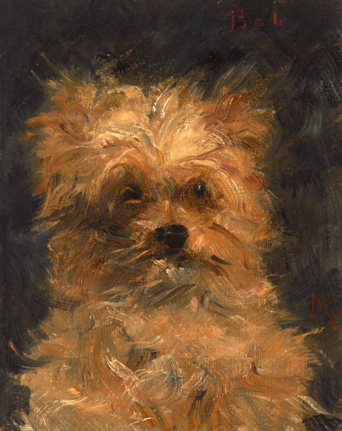 Edouard Manet, Tête du chien "Bob" (around 1876), est $400,000-$600,000 Courtesy Christie's