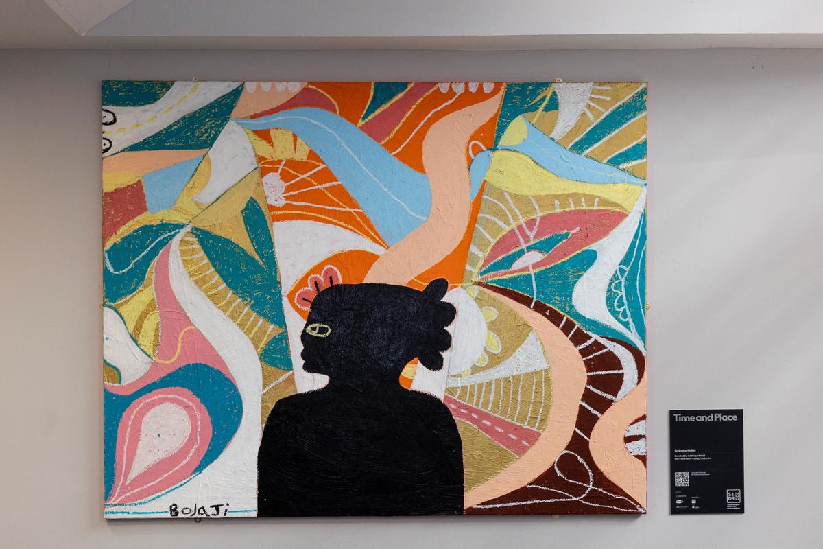 Adébayo Bolaji, Time and Place, Darlington railway station, S&DR Trail of Discovery
Photo © Graeme Rowatt Photography