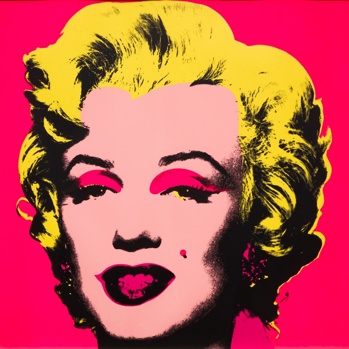 Andy Warhol, Marilyn Monroe (Yellow & Red F&S31), 1967. Art Gallery of Ontario. Gift of Carol and Morton Rapp, 2025. © 2025 The Andy Warhol Foundation for the Visual Arts, Inc / Licensed by Artists Rights Society (ARS), New York / CARCC, Ottawa