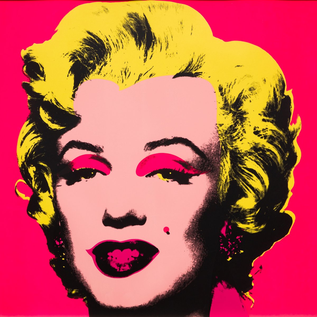 Andy Warhol, Marilyn Monroe (Yellow & Red F&S31), 1967. Art Gallery of Ontario. Gift of Carol and Morton Rapp, 2025. © 2025 The Andy Warhol Foundation for the Visual Arts, Inc / Licensed by Artists Rights Society (ARS), New York / CARCC, Ottawa
