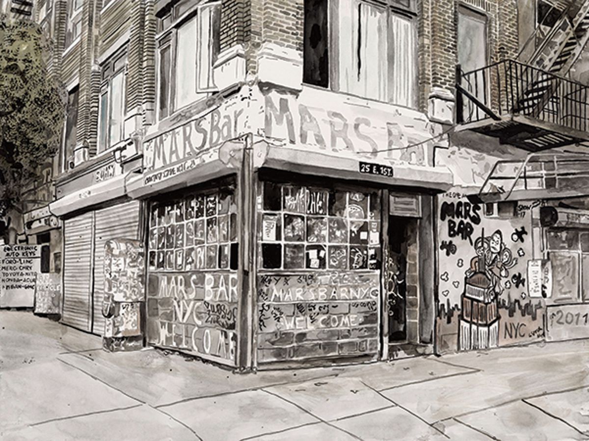 Gone but not forgotten: Harvey’s Mars Bar recalls the famously gritty New York dive © Etienne Frossard