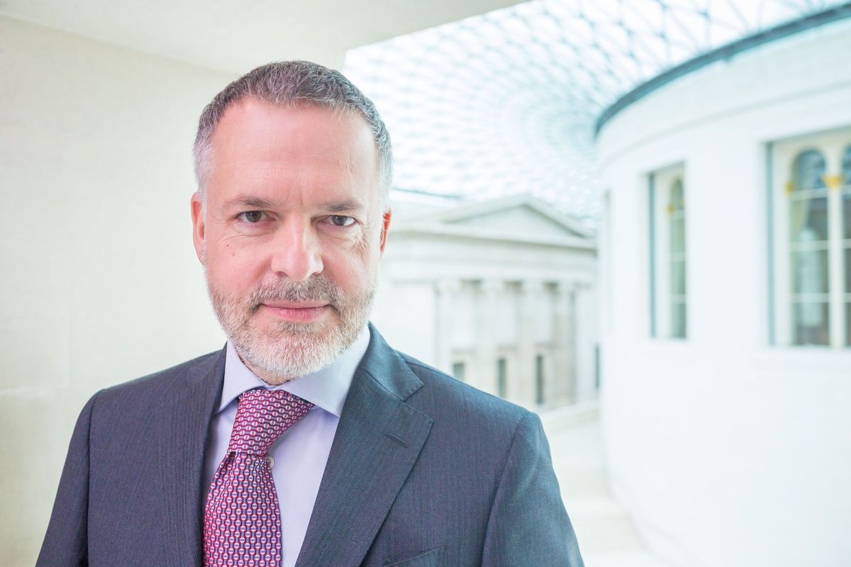 Outgoing British Museum director Hartwig Fischer © Benedict Johnson