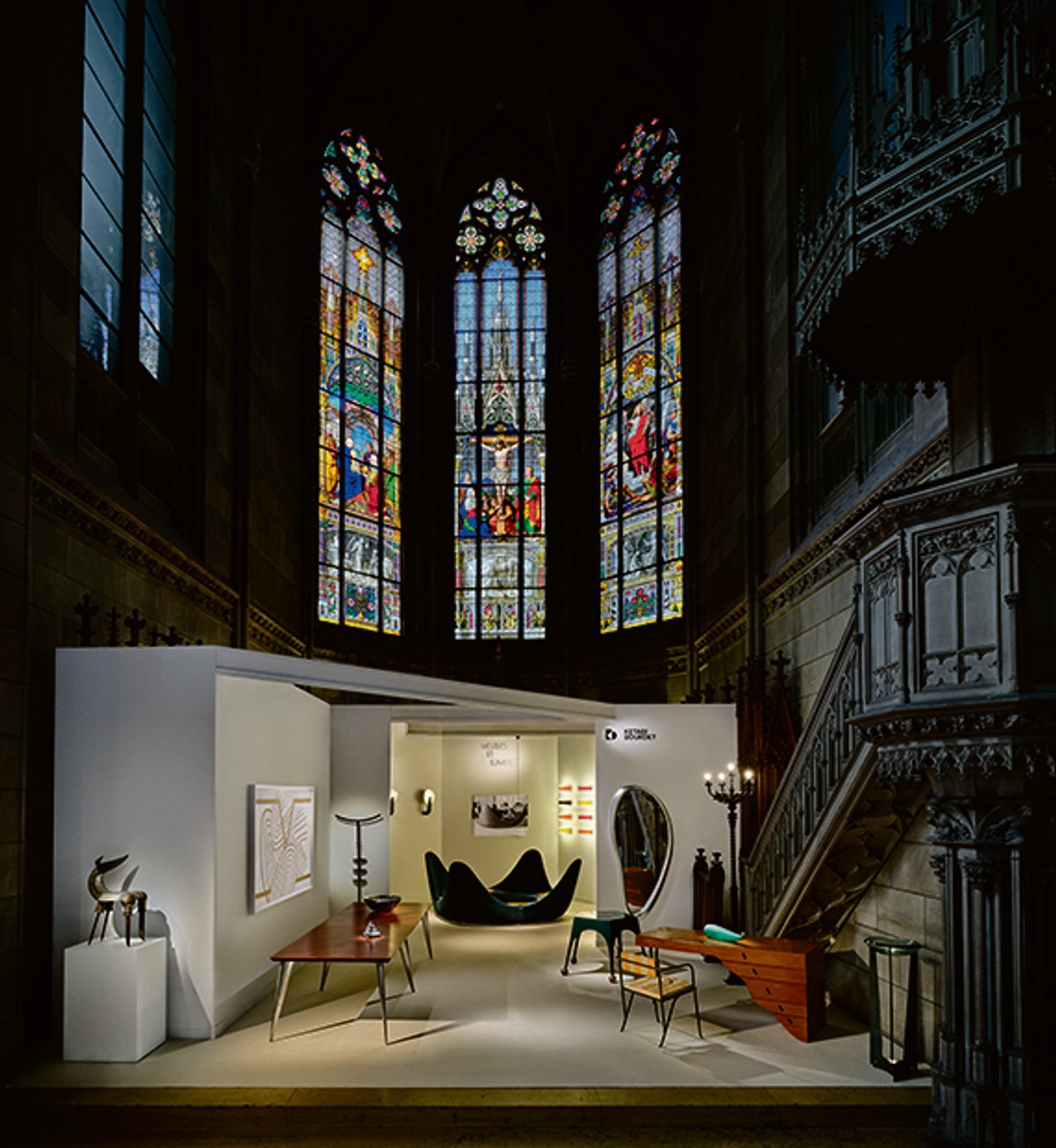 Religious experience: Maze Design Basel is being held in a Gothic Revival church © Studio Shapiro