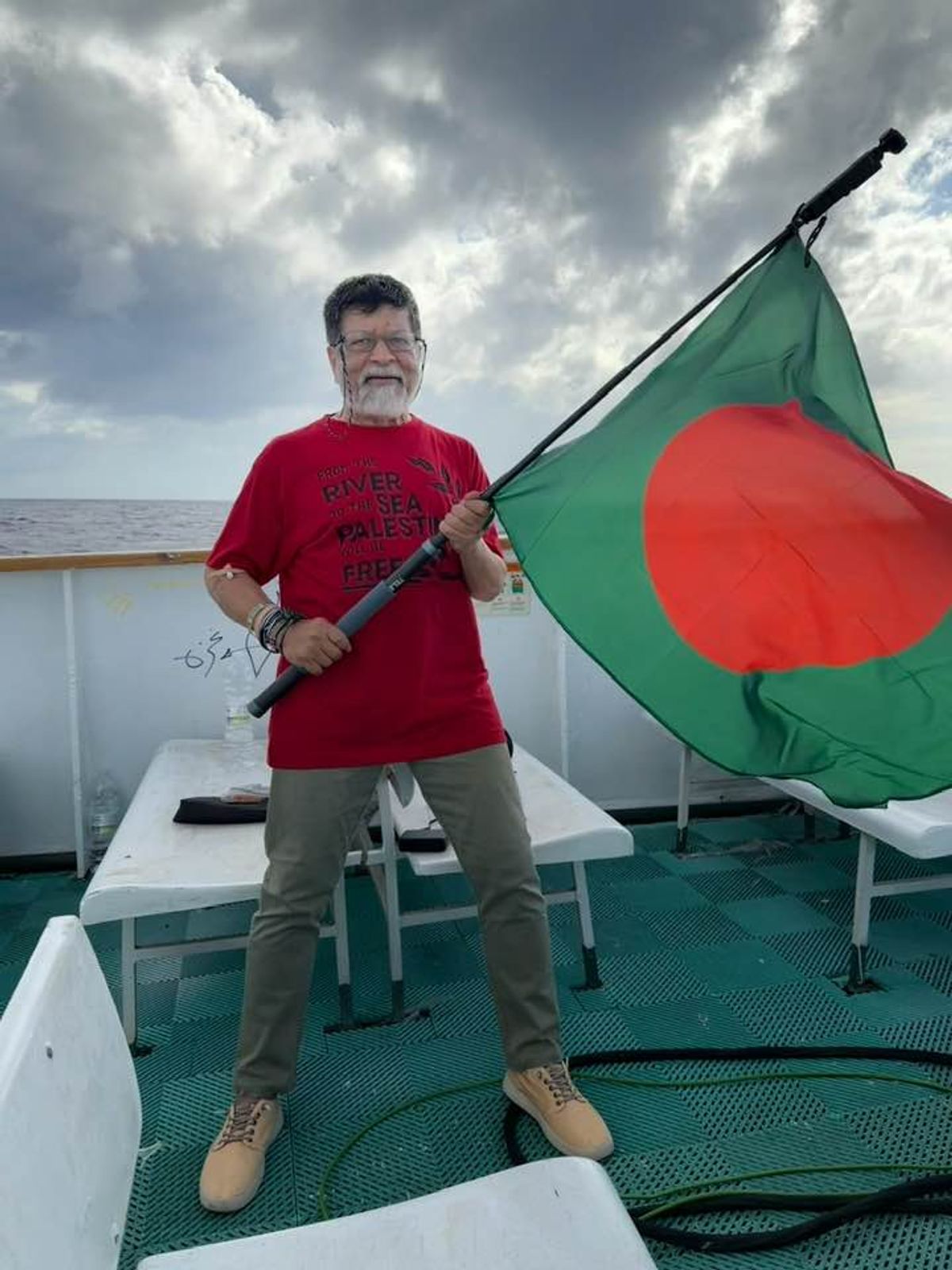 Alam shared this image to his Facebook page earlier today, where it has since received almost 4,000 comments

Shahidul Alam, via Facebook