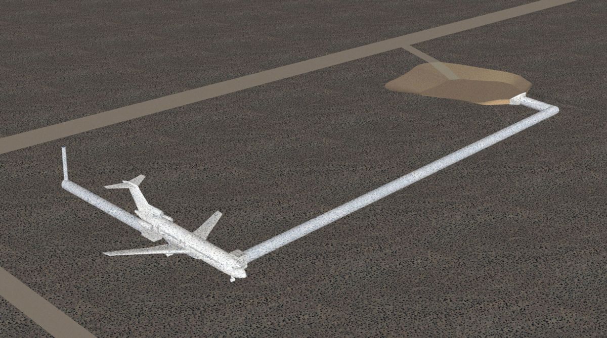 Rendering of Büchel's Terminal project © Christoph Büchel and André Gwerder Courtesy the artist and Hauser & Wirth