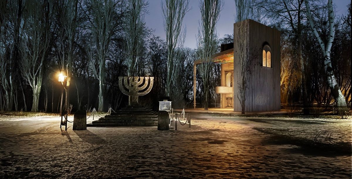 Manuel Herz's design for the Babyn Yar Synagogue © Manuel Herz Architekten