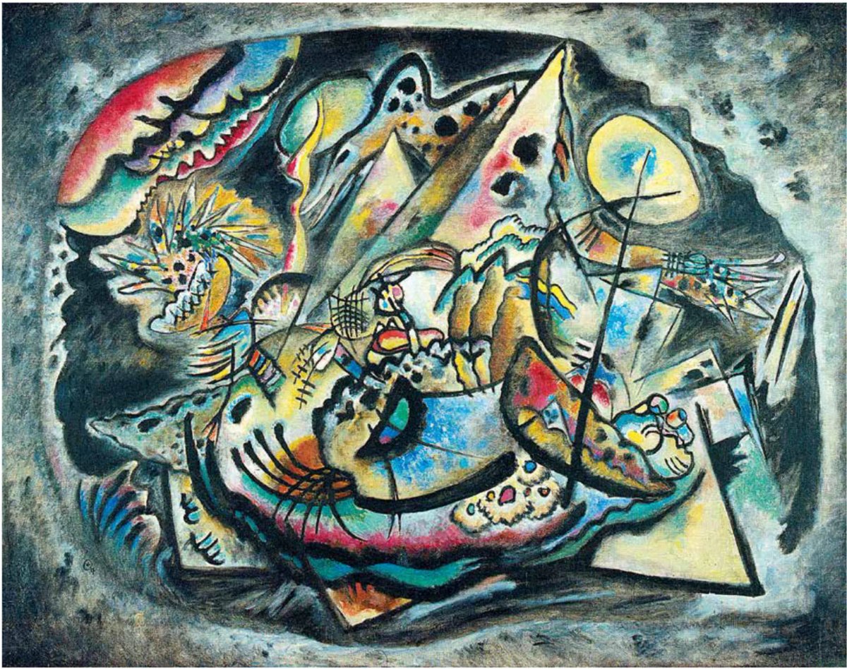 One of Wassily Kandinsky’s Improvisations from the Ekaterinburg Museum of Fine Arts is now in limbo