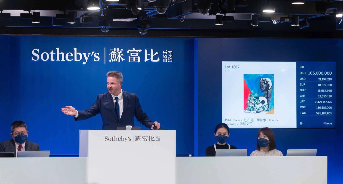 A work by Pablo Picasso tops Sotheby's Modern art sale in Hong Kong
Courtesy of Sotheby's