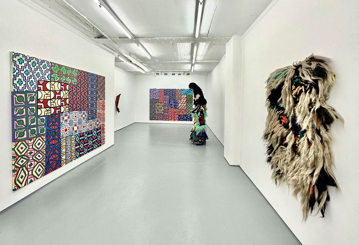 FOLD gallery in London has announced its closure. Pictured: installation view of From the Rattle, Dominic Beattie, Melania Toma
Courtesy of FOLD