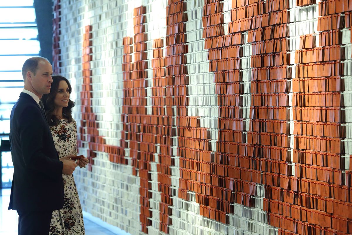 The Duke and Duchess of Cambridge visiting the European Solidarity Centre in 2017 © Grzegorz Mehring