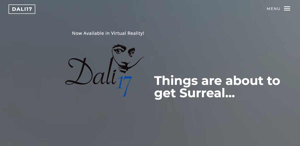 The website for Monterey's Dali17