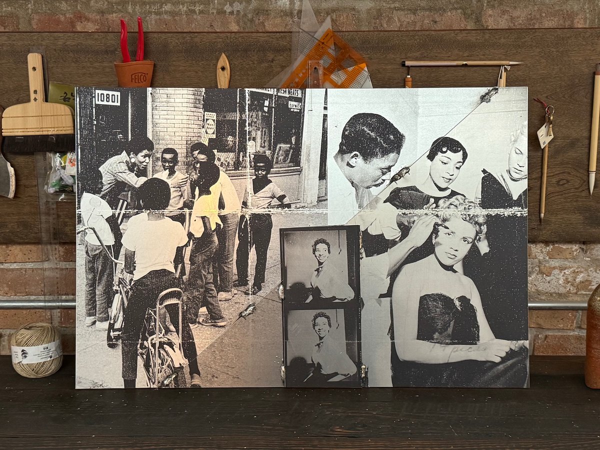 Studies for Gates’s installation at his studio in Chicago, 2025 Courtesy Theaster Gates Studio