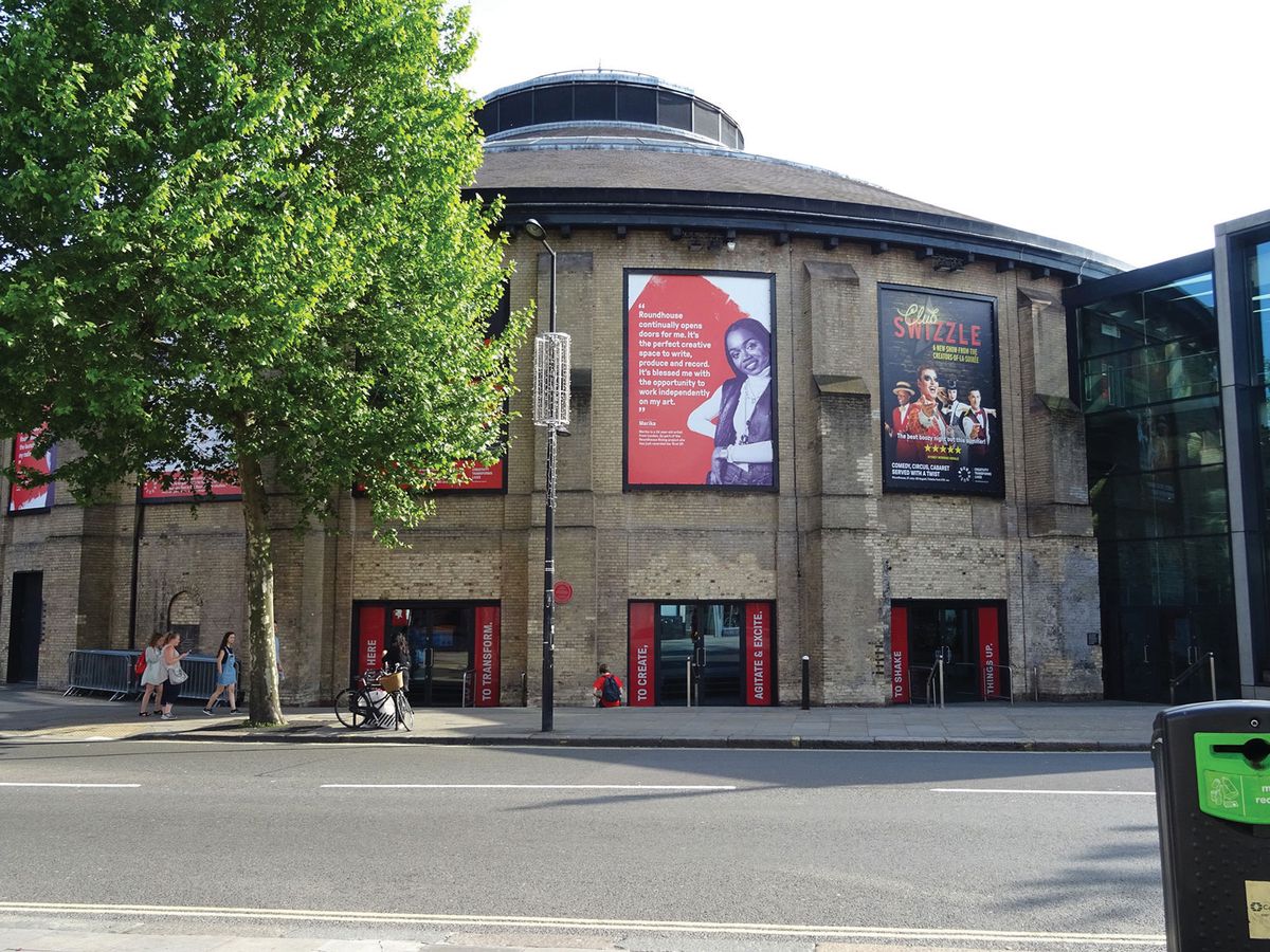 The Roundhouse is an arts and performance venue in north London 