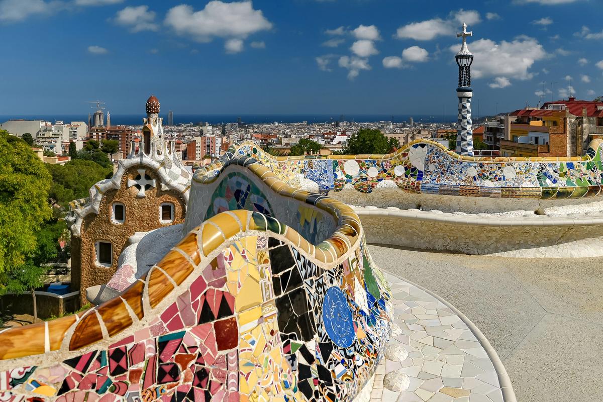 Antoni Gaudí also designed Barcelona's Park Güell  Photo: Jorge Franganillo