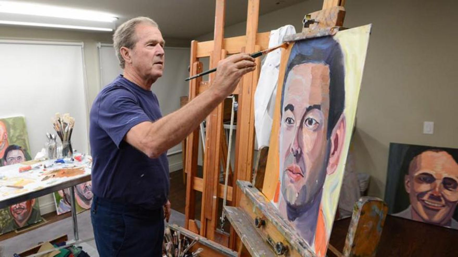 The former president will release a book of 43 portraits of immigrants in conjunction with an exhibition on the value of American immigration at the George W. Bush Presidential Center 