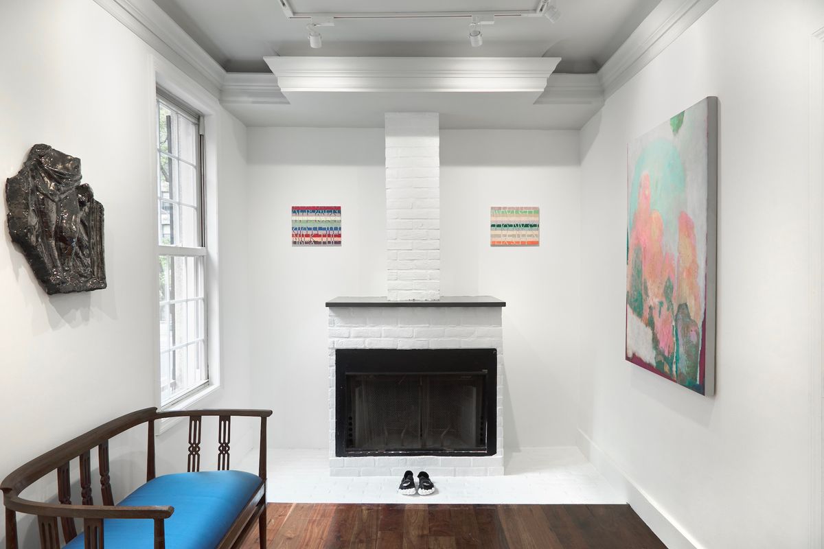 Installation view of As if a line at Slip House Courtesy Slip House. Photography by Software Studios