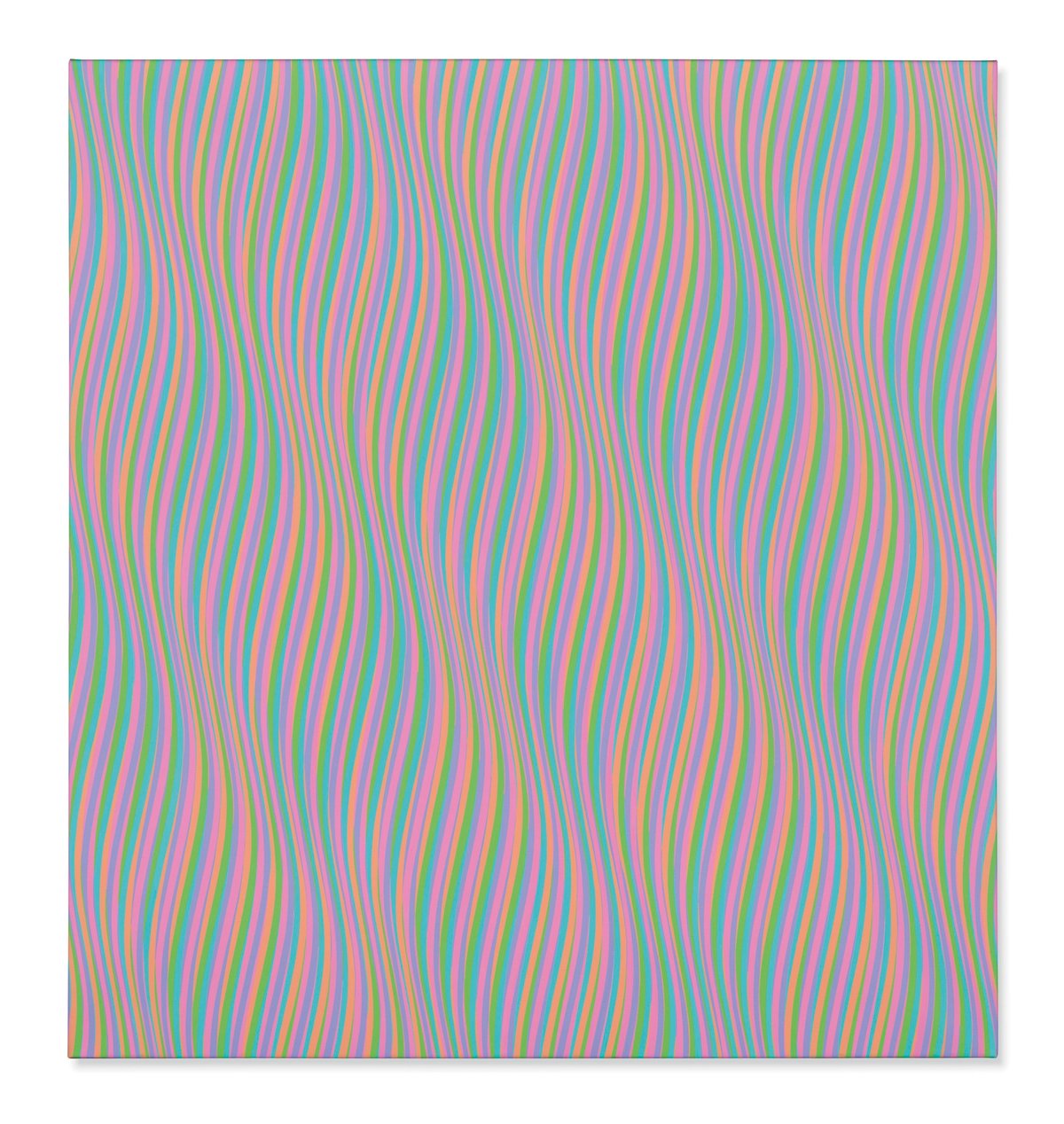 Bridget Riley's Orphean Elegy 7 Courtesy of Christie's