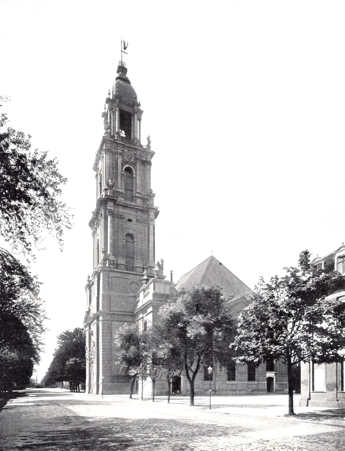 Potsdam's Garrison church is where a handshake took place between Adolf Hitler and President Paul von Hindenburg was interpreted as acceptance for the Nazi leader