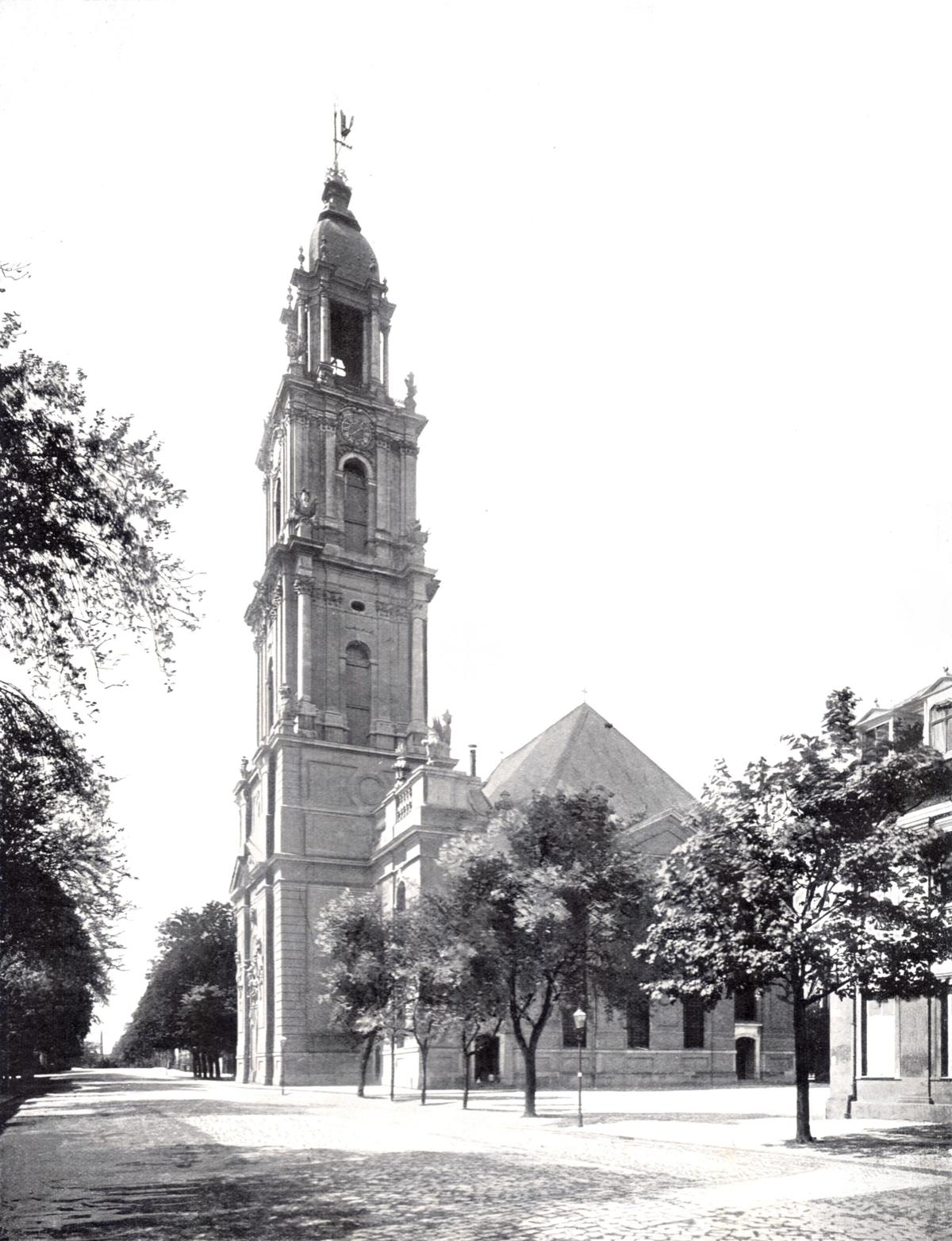 Potsdam's Garrison church is where a handshake took place between Adolf Hitler and President Paul von Hindenburg was interpreted as acceptance for the Nazi leader 