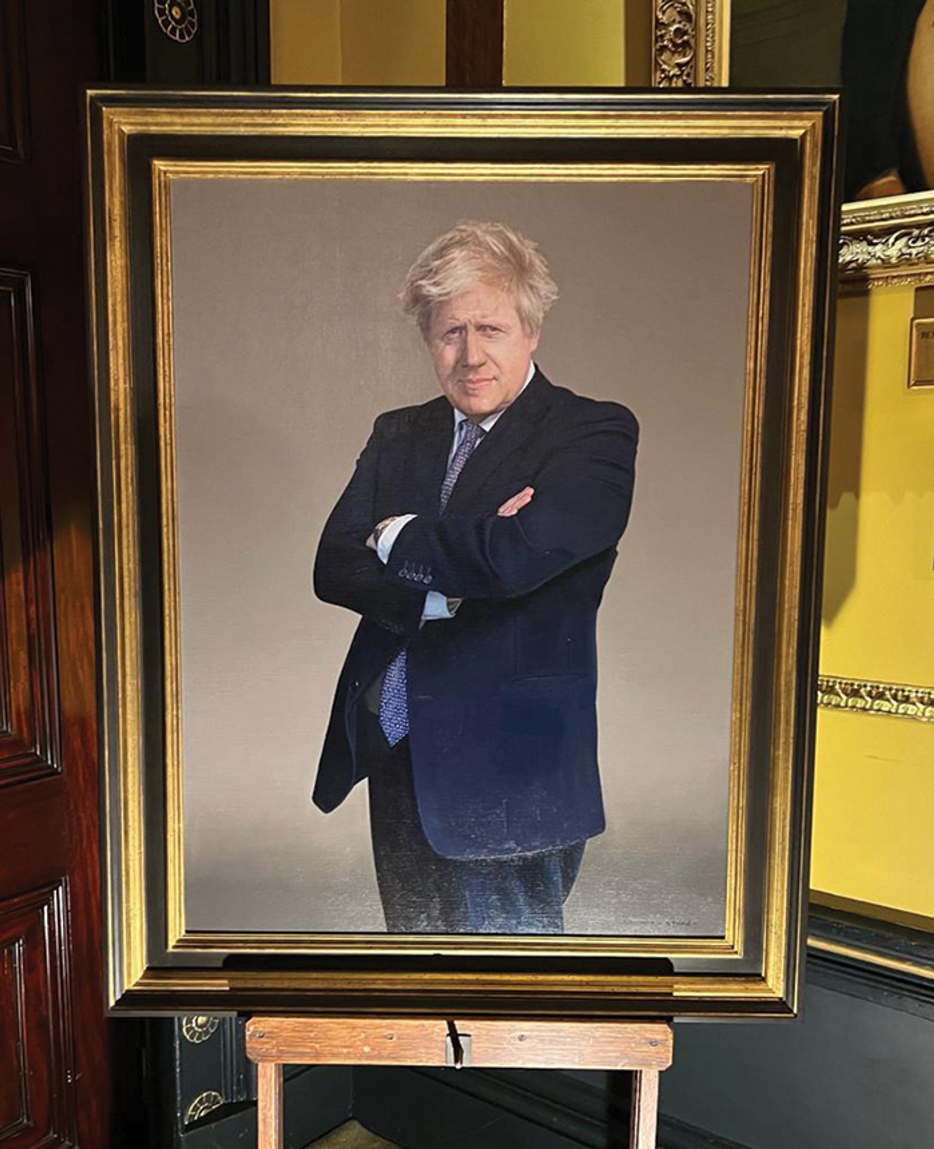 Richard Stone’s portrait of former UK prime minister Boris Johnson Photo: Guido Fawkes