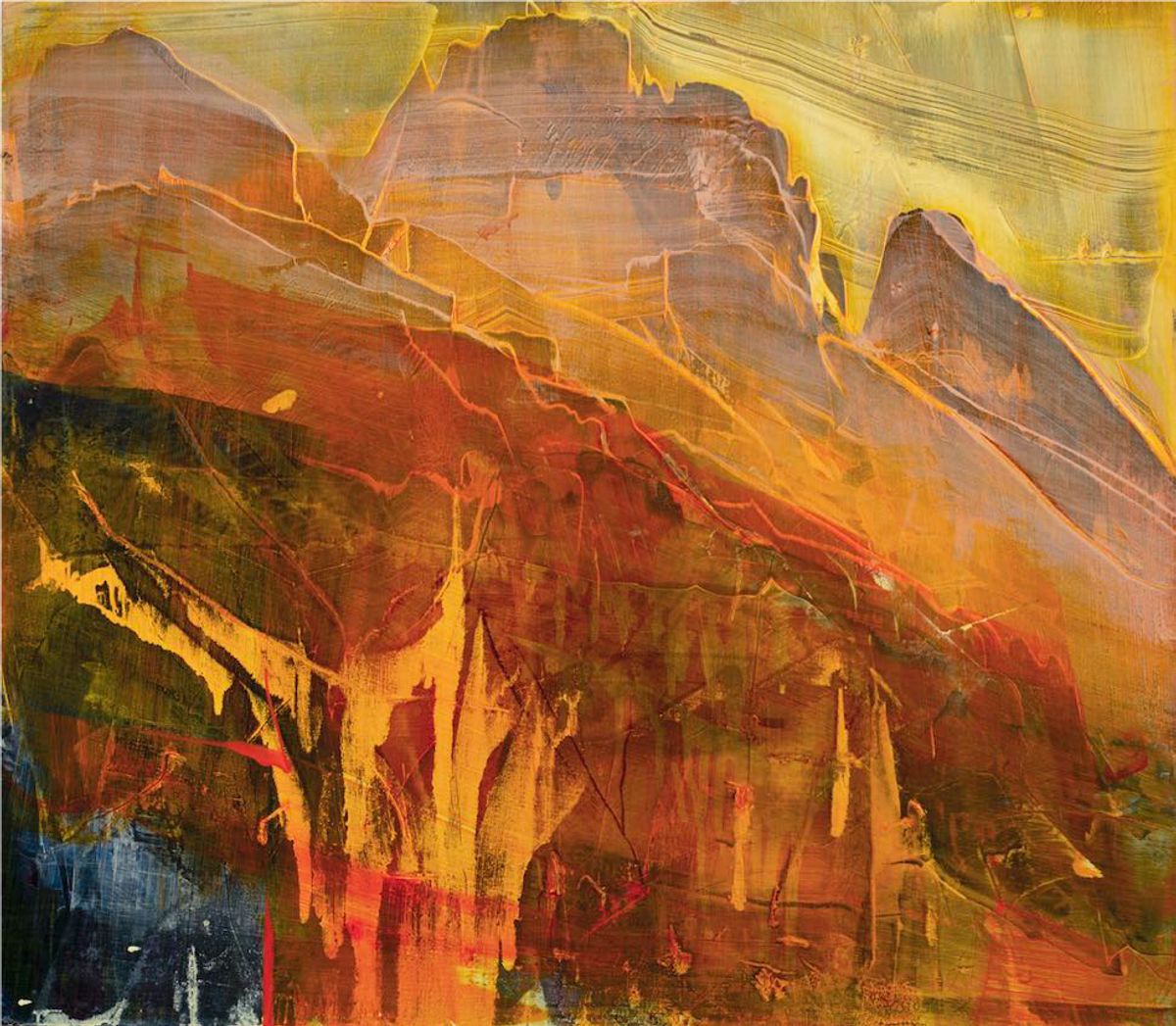 James Lavadour, Golden (2018) The High Desert Museum