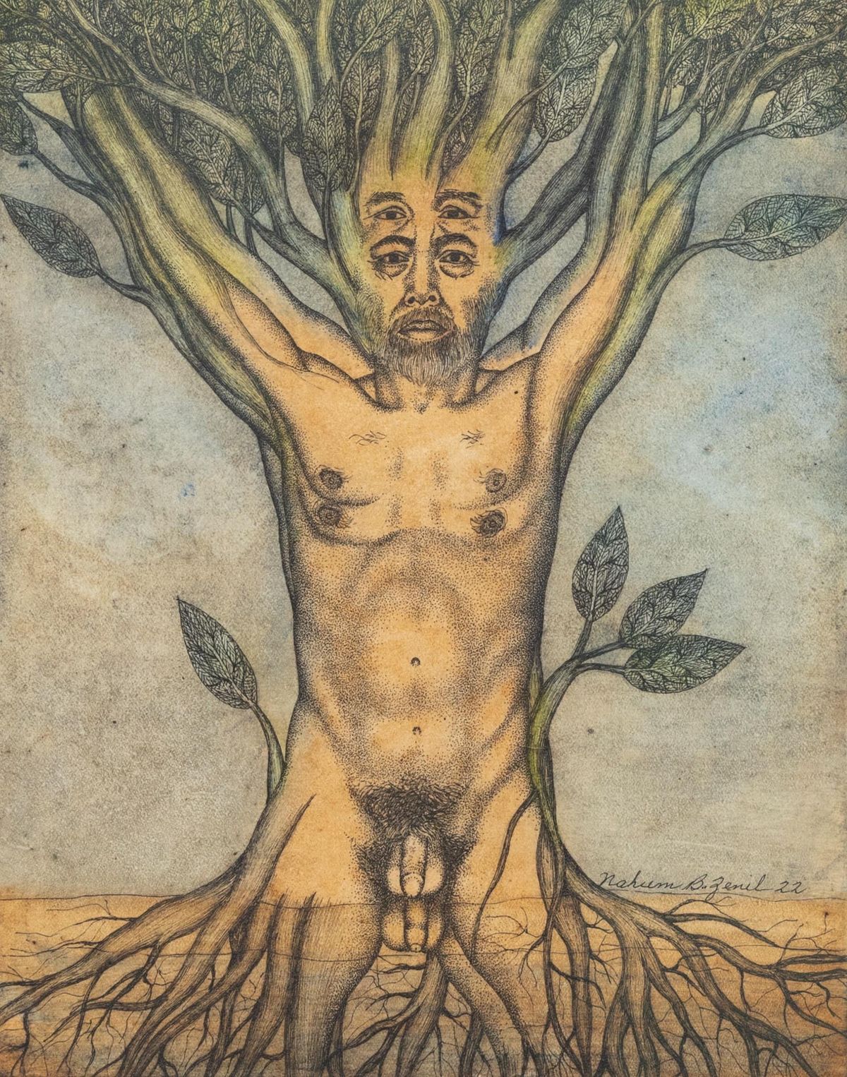 Nahum B. Zenil, Ser árbol, a veces III / Being a tree, sometimes (2022) Image: courtesy of the artist and Parallel Oaxaca