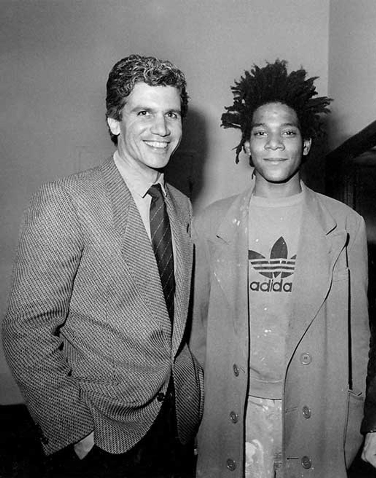 Market Street traders: Larry Gagosian (left) with Jean-Michel Basquiat
Courtesy Gagosian