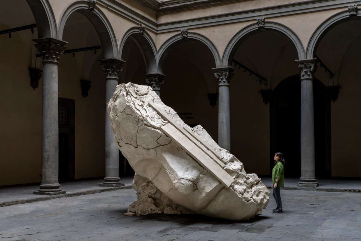 Installation view of Broken at the Palazzo Strozzi Photo: Ela Bialkowska, OKNO Studio