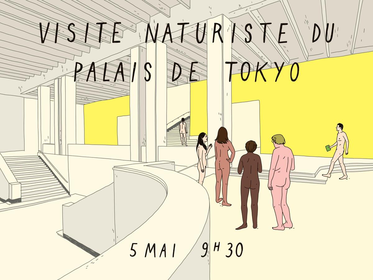 Baring all: naturists are welcome at the Palais de Tokyo courtesy Anna Wanda Gogusey