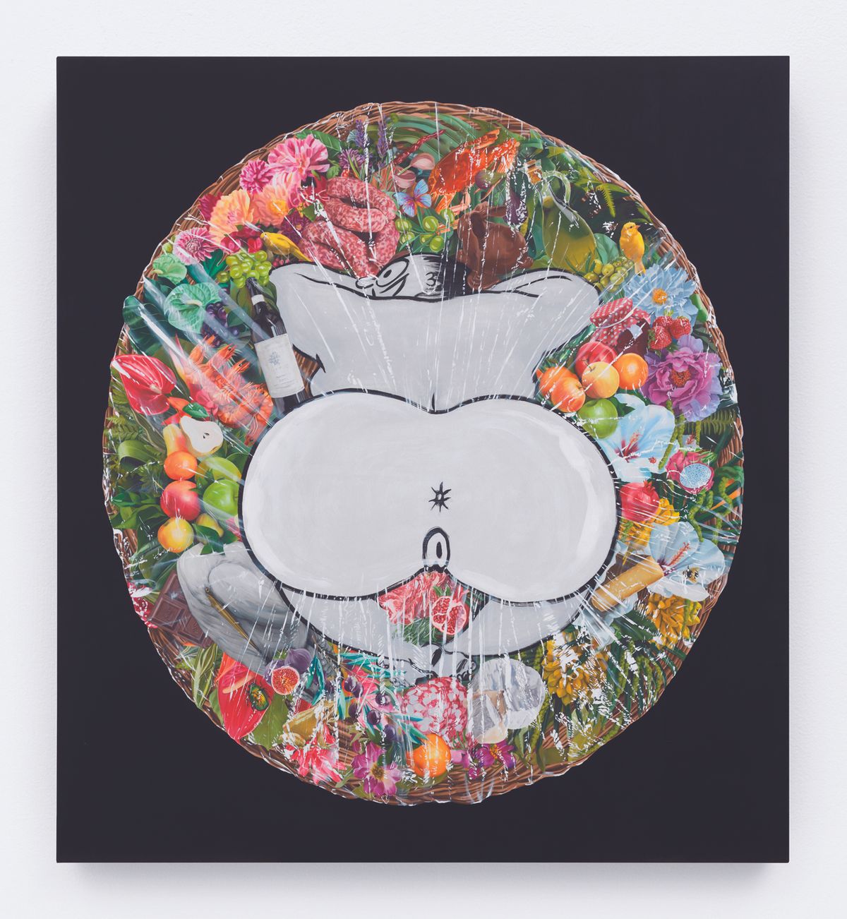 Ebecho Muslimova's Fatebe Gift Basket (2020) 
Courtesy of the artist and Galerie Maria Bernheim