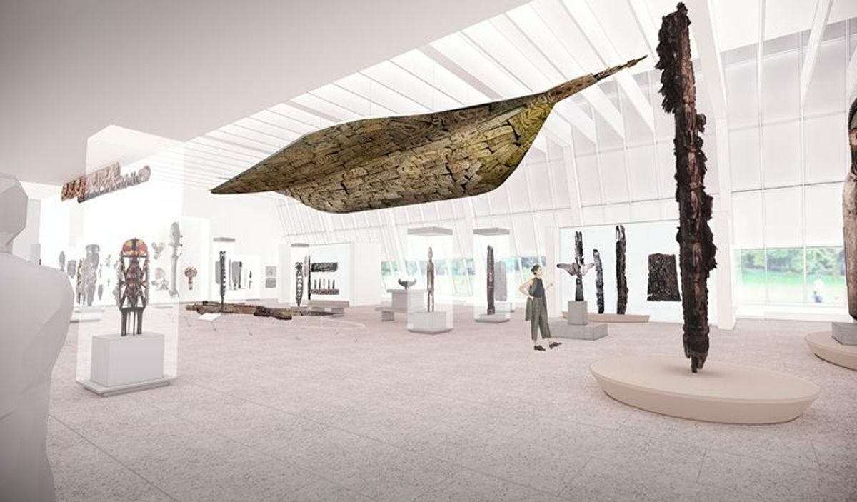 Rendering of the new wing Courtesy wHY Architects and the Metropolitan Museum of Art