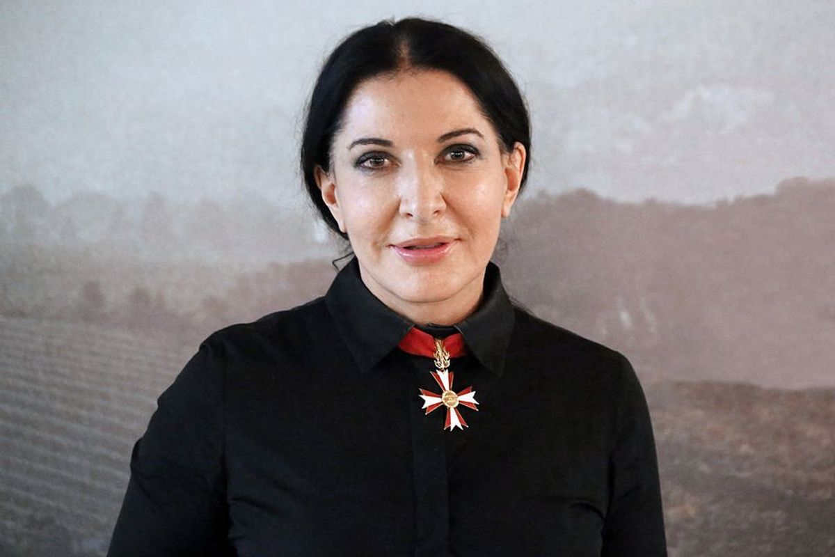 Marina Abramovic was not injured at the event © Manfred Werner/Tsui