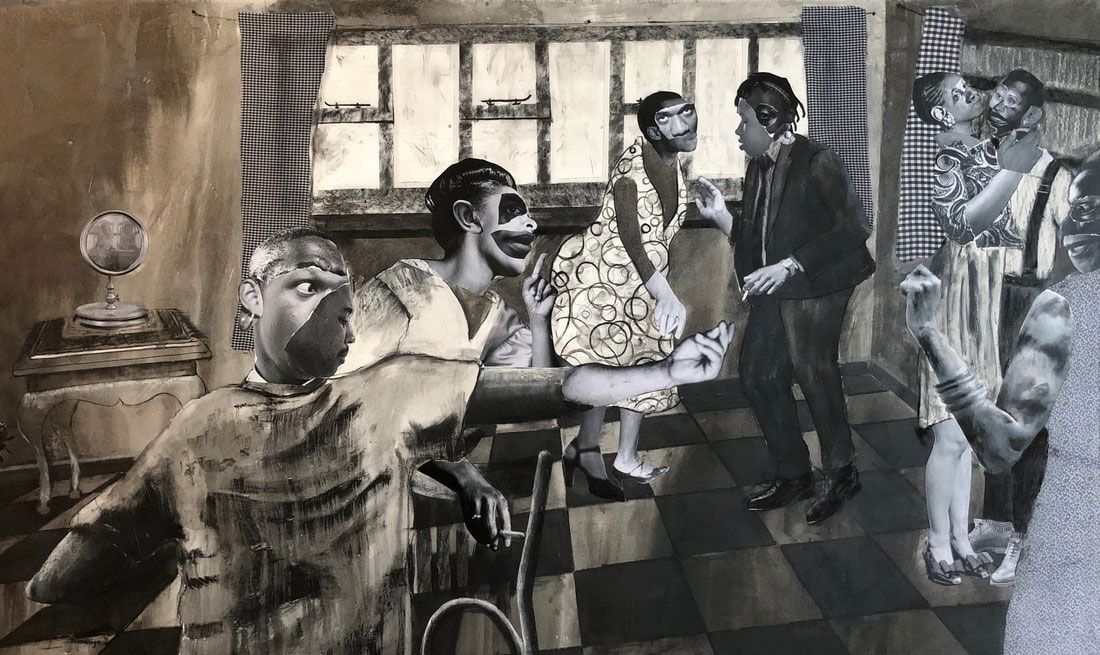 Neo Matloga's Nna le khaitseli ea ka (2019) is on show with Ron Mandos gallery © Neo Matloga, courtesy of Ron Mandos gallery